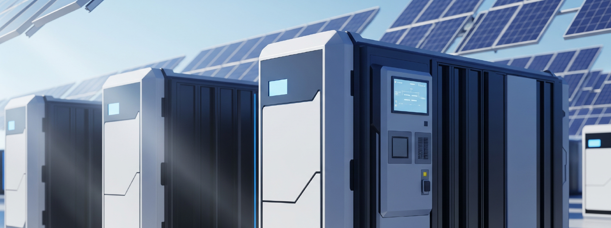 リパワリング施工を行った後の太陽光パネル