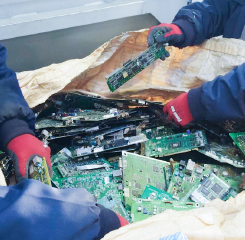 都市鉱山事業のフロー2回収・選別