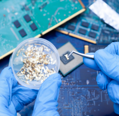 都市鉱山事業のフロー3精錬